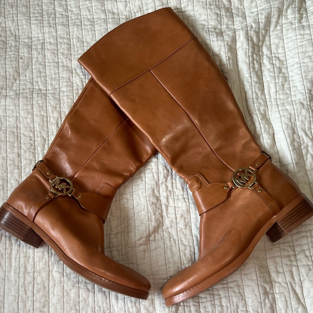 MICHAEL Michael Kors Tan Heeled Boots